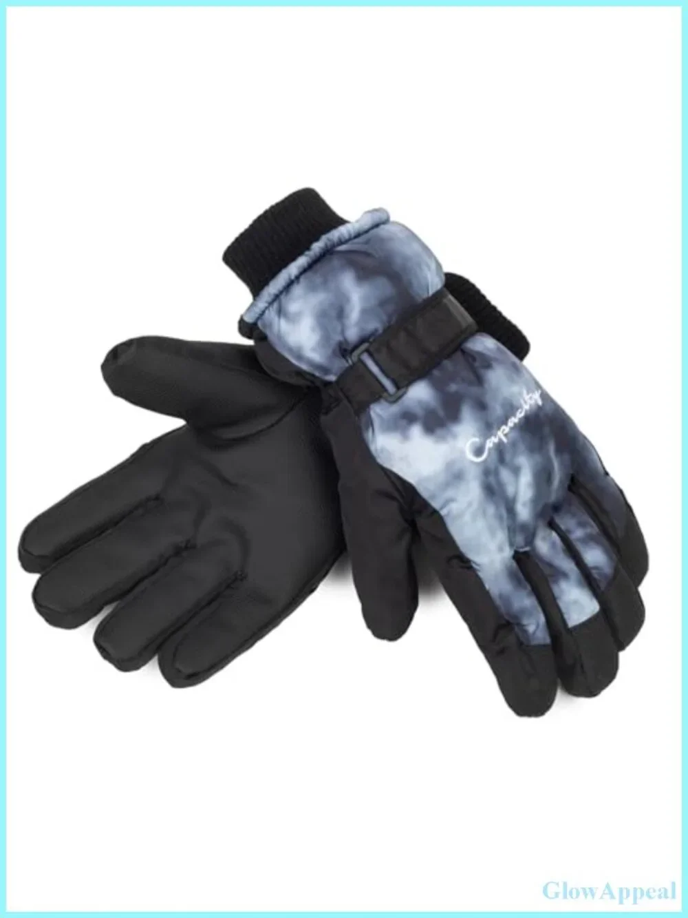 Windproof Fleece Lined Touchscreen Ski Gloves for Outdoor Sports